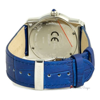 Blue Leather Watch