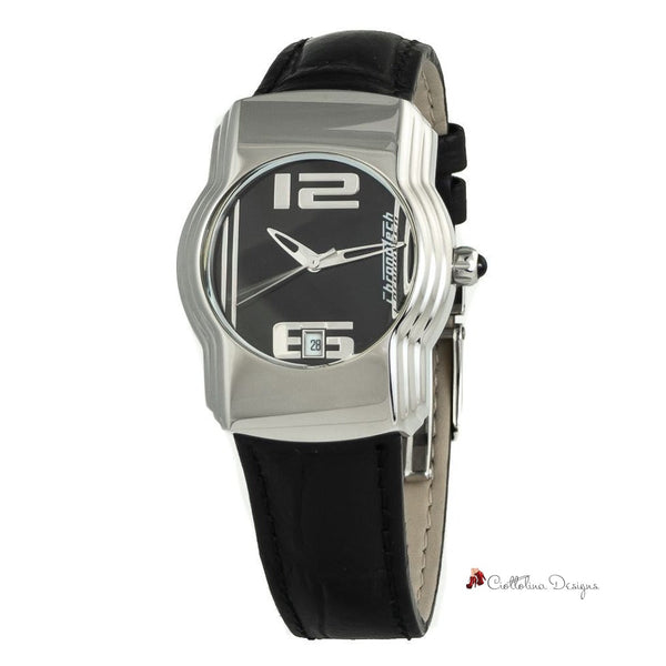 Black Leather Watch