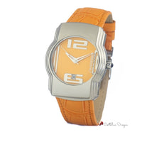 Orange Leather Watch