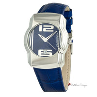 Blue Leather Watch