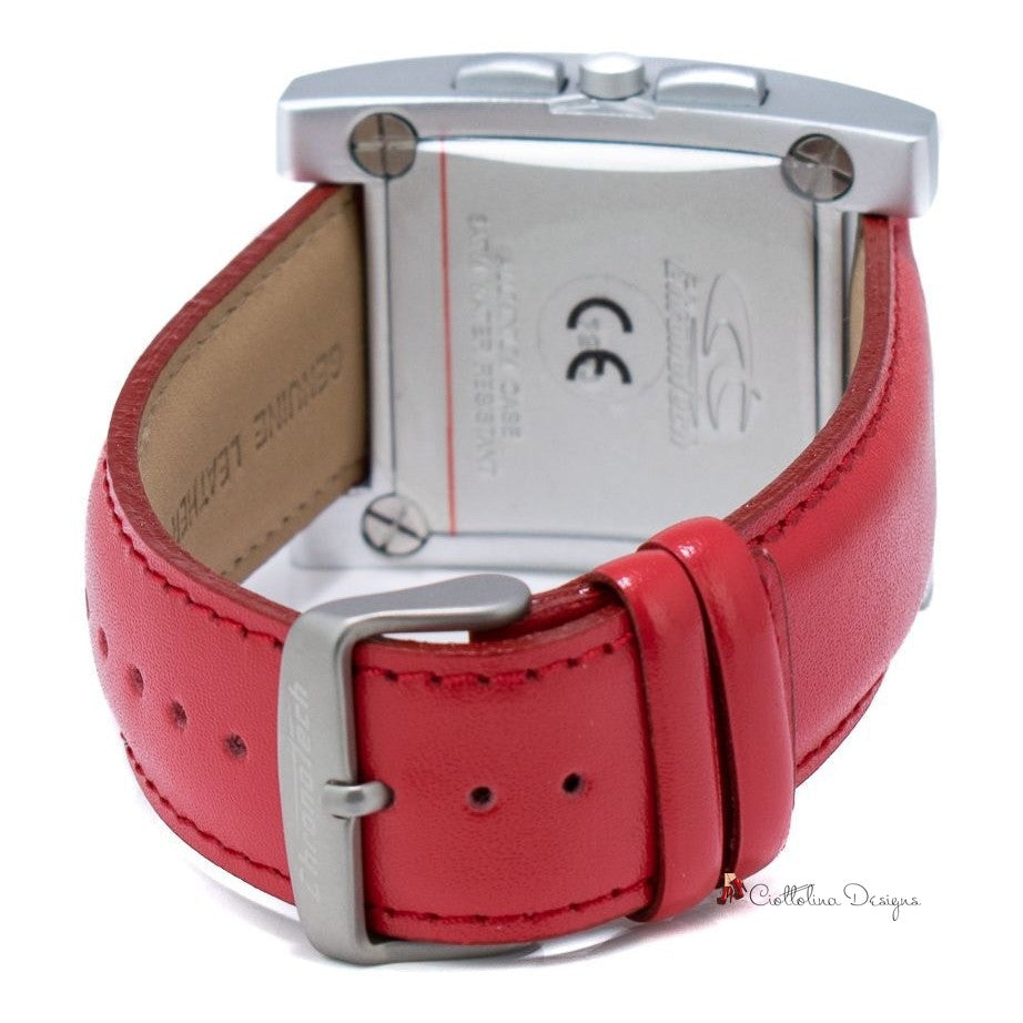 Red Leather Watch