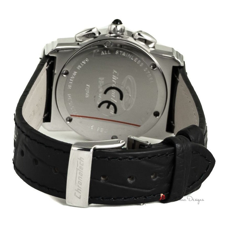 Black Leather Watch