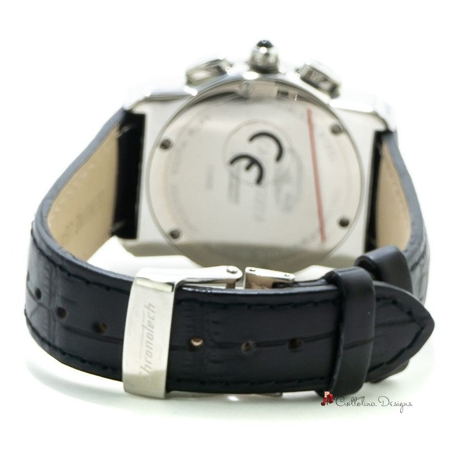 Black Leather Watch