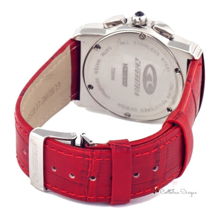 Red Leather Watch