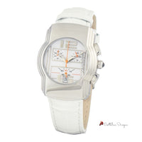 White Leather Watch