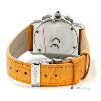 Orange Leather Watch