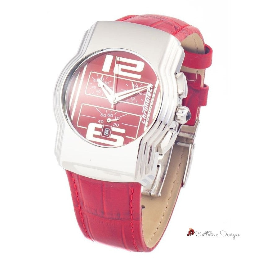 Red Leather Watch