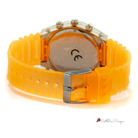 Orange Rubber Watch