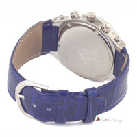 Blue Leather Watch