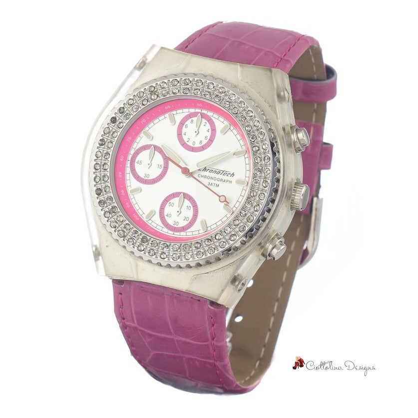 Multicolor Leather Watch