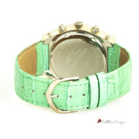 Green Leather Watch