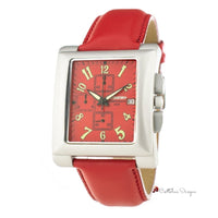 Red Leather Watch