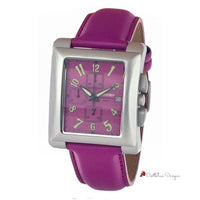 Purple Leather Watch