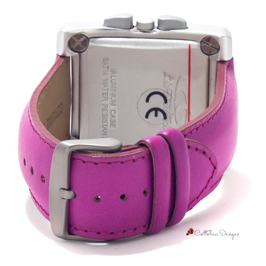 Purple Leather Watch