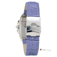 Purple Leather Watch