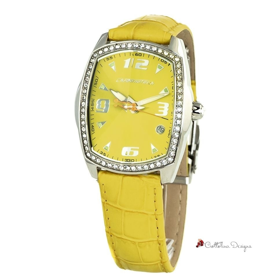 Yellow Leather Watch