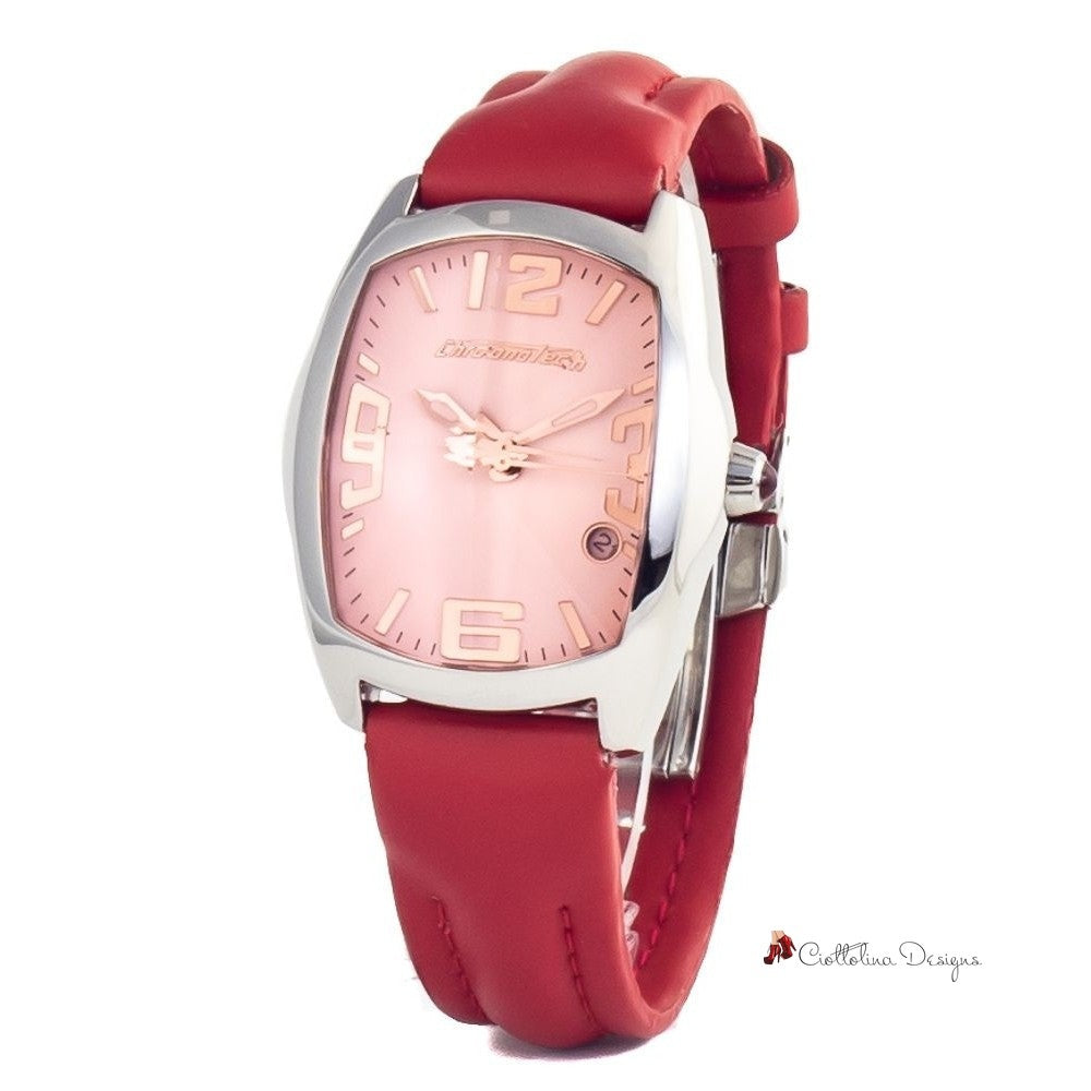 Red Leather Watch