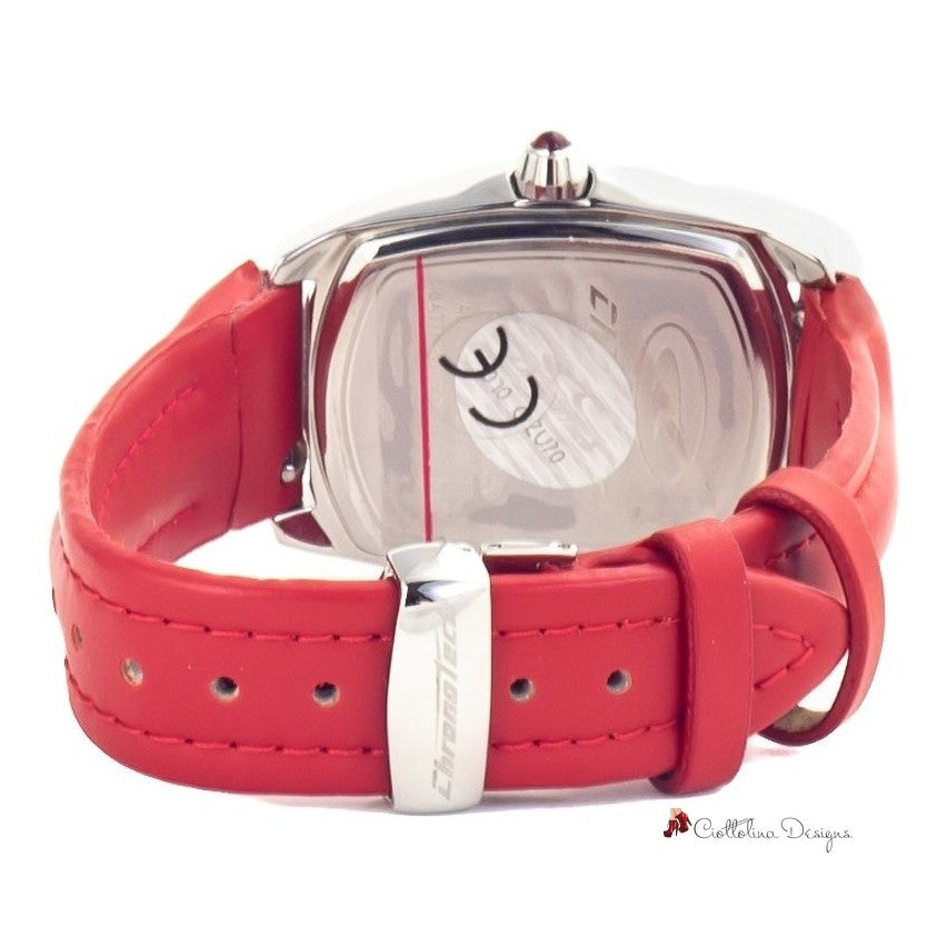 Red Leather Watch