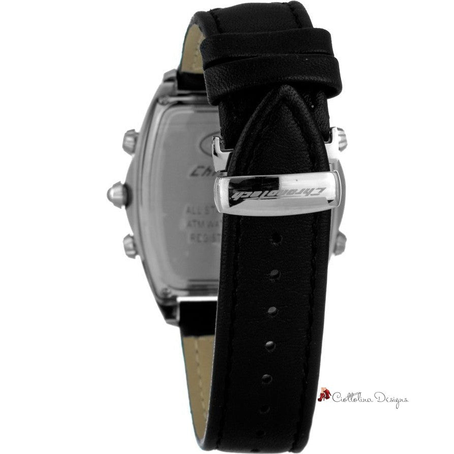 Black Leather Watch