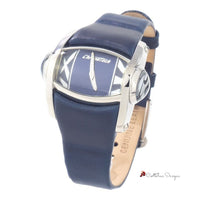 Blue Leather Watch