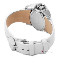 White Leather Watch