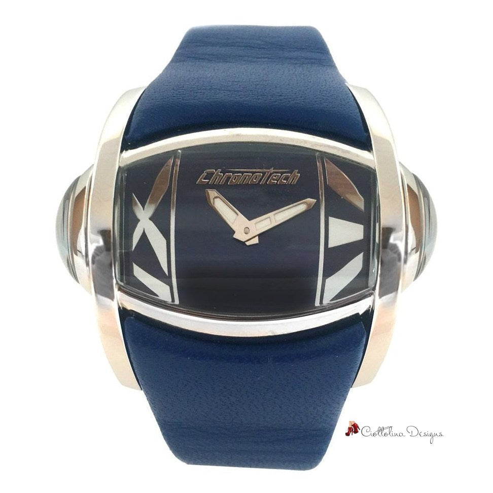 Blue Leather Watch