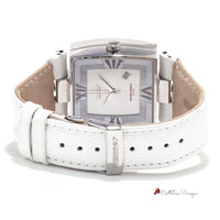 White Leather Watch