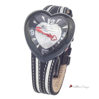 Black Leather Watch