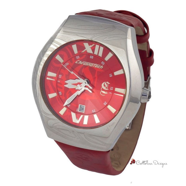 Red Leather Watch