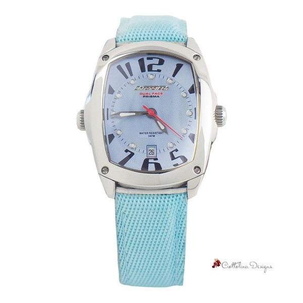 Blue Leather Watch