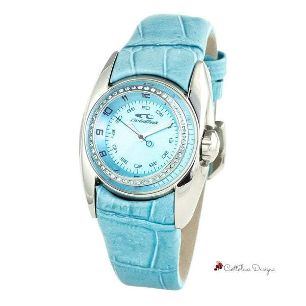 Blue Leather Watch