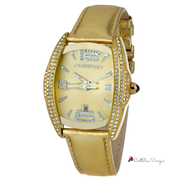 Gold Leather Watch