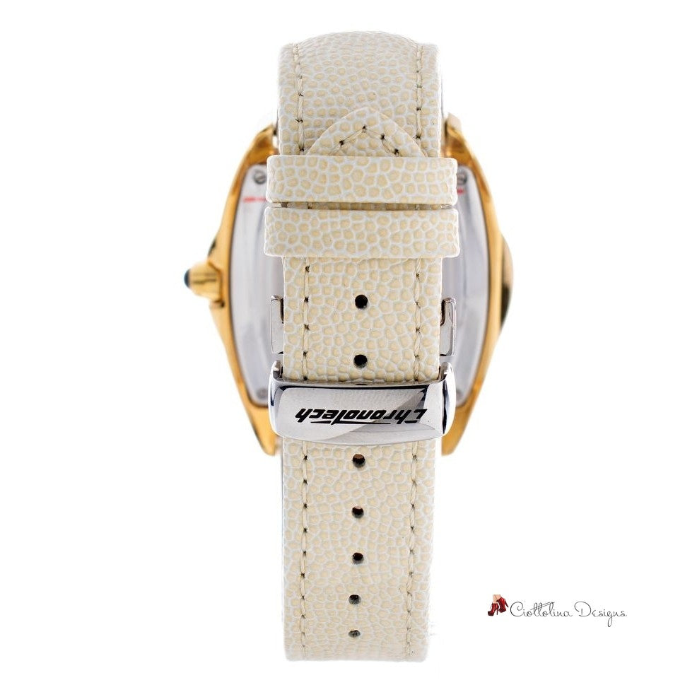 Beige Leather Watch