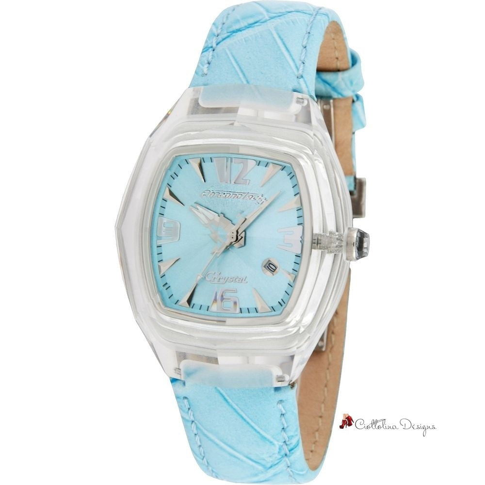 Blue Leather Watch