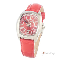 Red Leather Watch