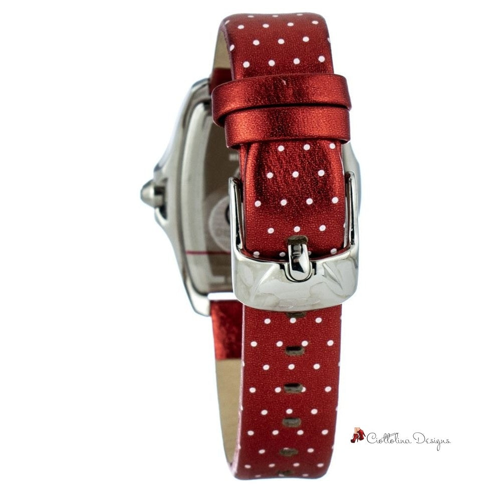 Red Leather Watch