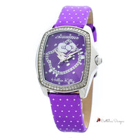 Purple Leather Watch