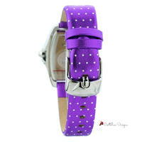 Purple Leather Watch