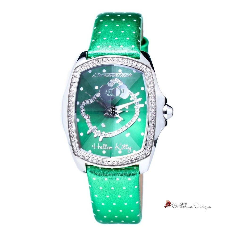 Green Leather Watch