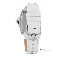 White Leather Watch