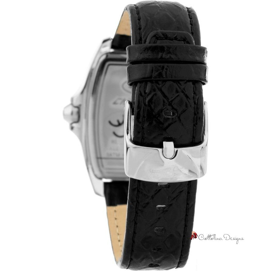 Black Leather Watch