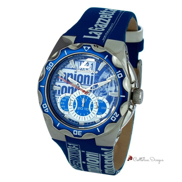 Blue Leather Watch