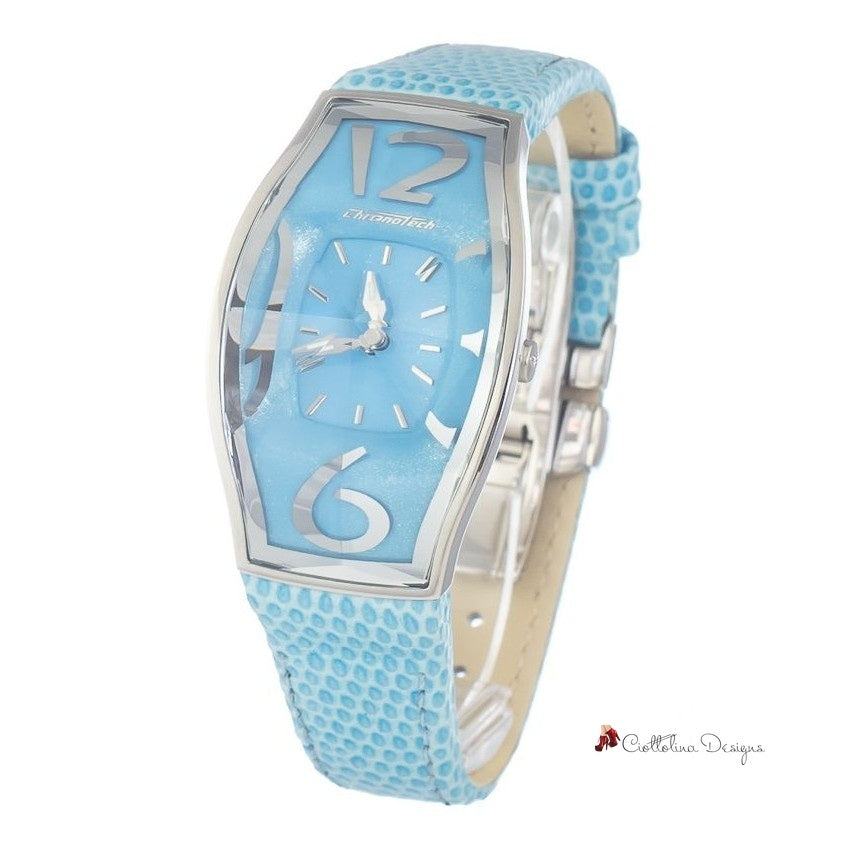 Blue Leather Watch