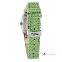 Green Leather Watch