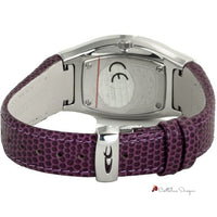 Purple Leather Watch