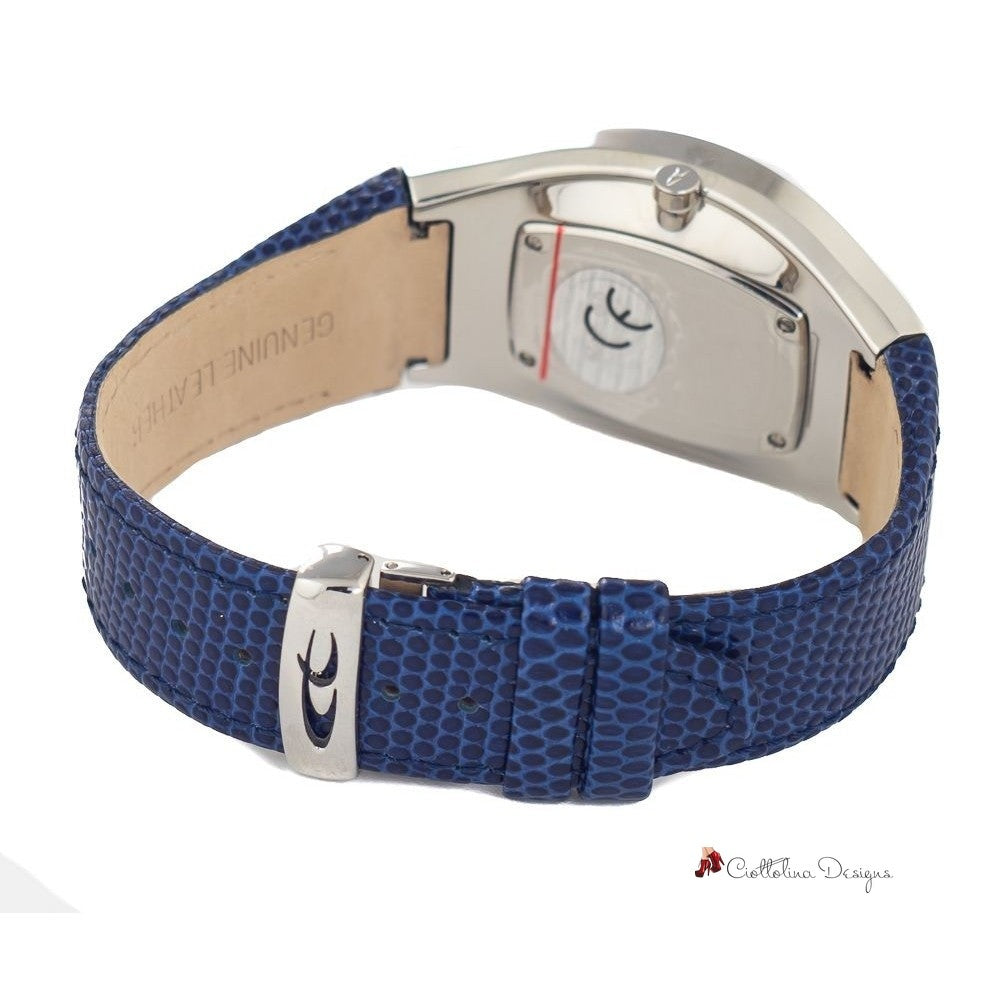 Blue Leather Watch