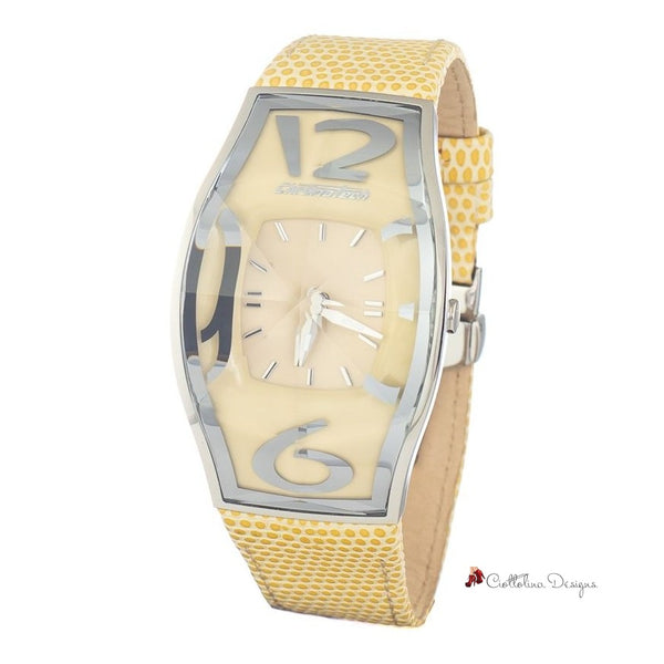 Yellow Leather Watch