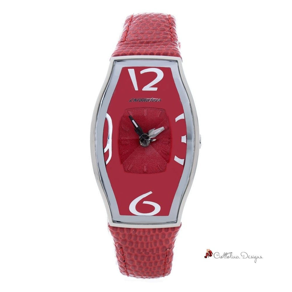 Red Leather Watch