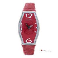 Red Leather Watch