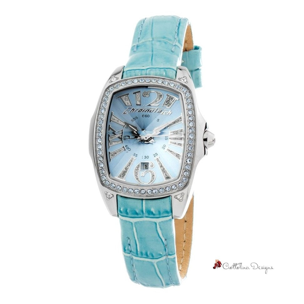 Blue Leather Watch